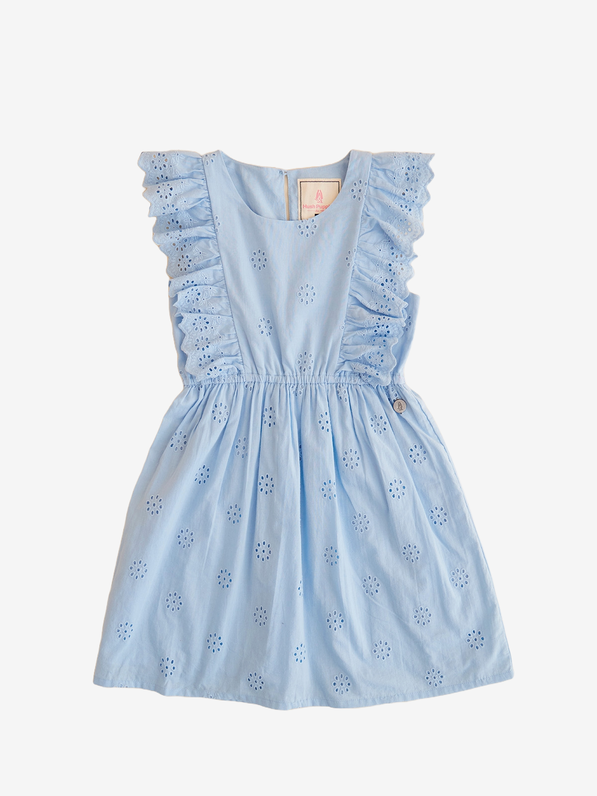 VESTIDO ALGODON NIÑA HUSH-PUPPIES KIDS CELESTE MANUELA - 1