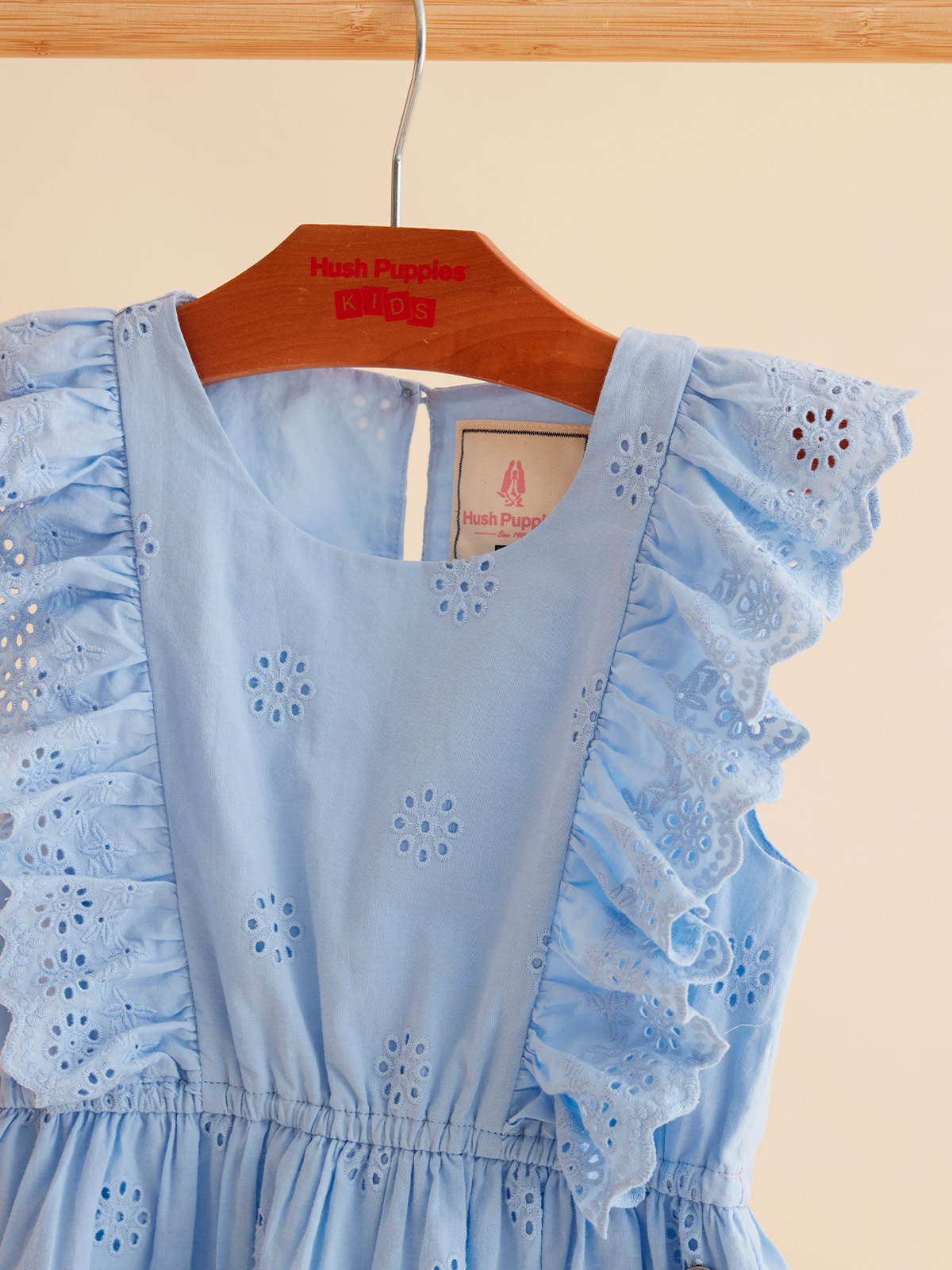 VESTIDO ALGODON NIÑA HUSH-PUPPIES KIDS CELESTE MANUELA - 4
