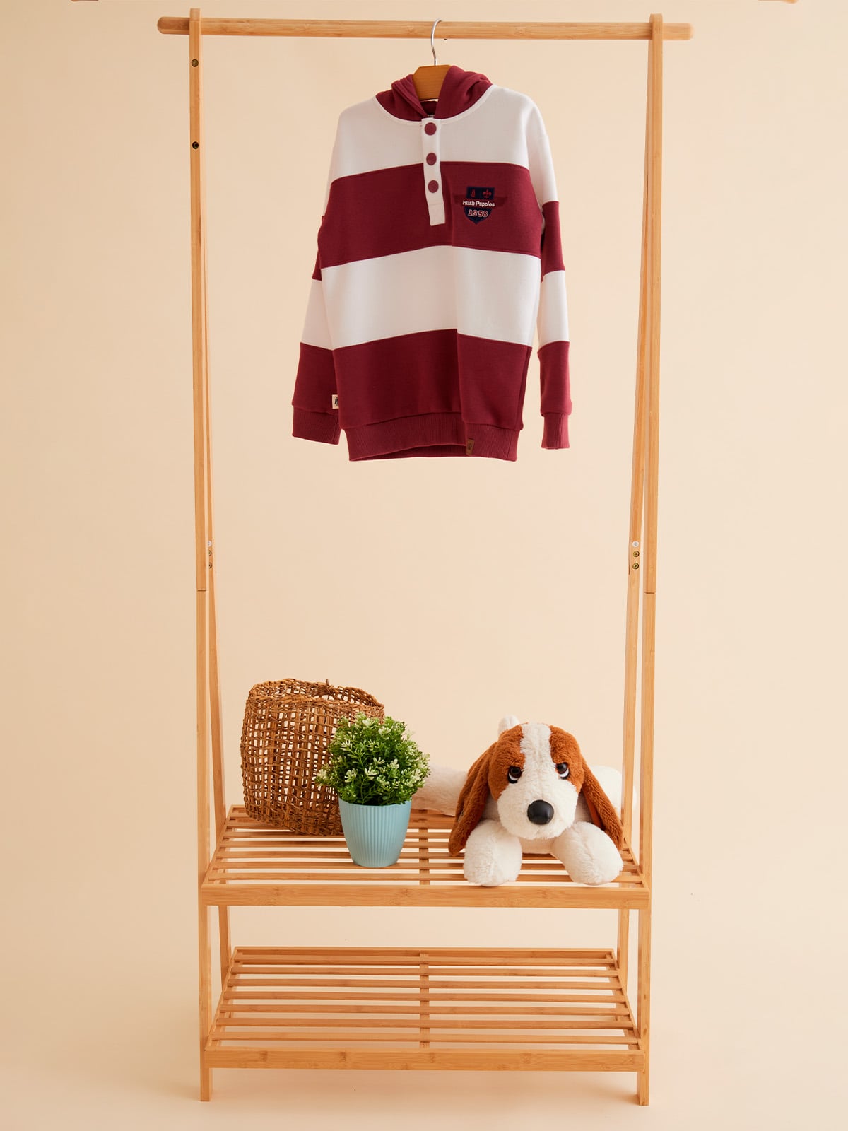 POLERÓN ALGODÓN NIÑO HUSH PUPPIES KIDS MARINERO BURDEO - 2
