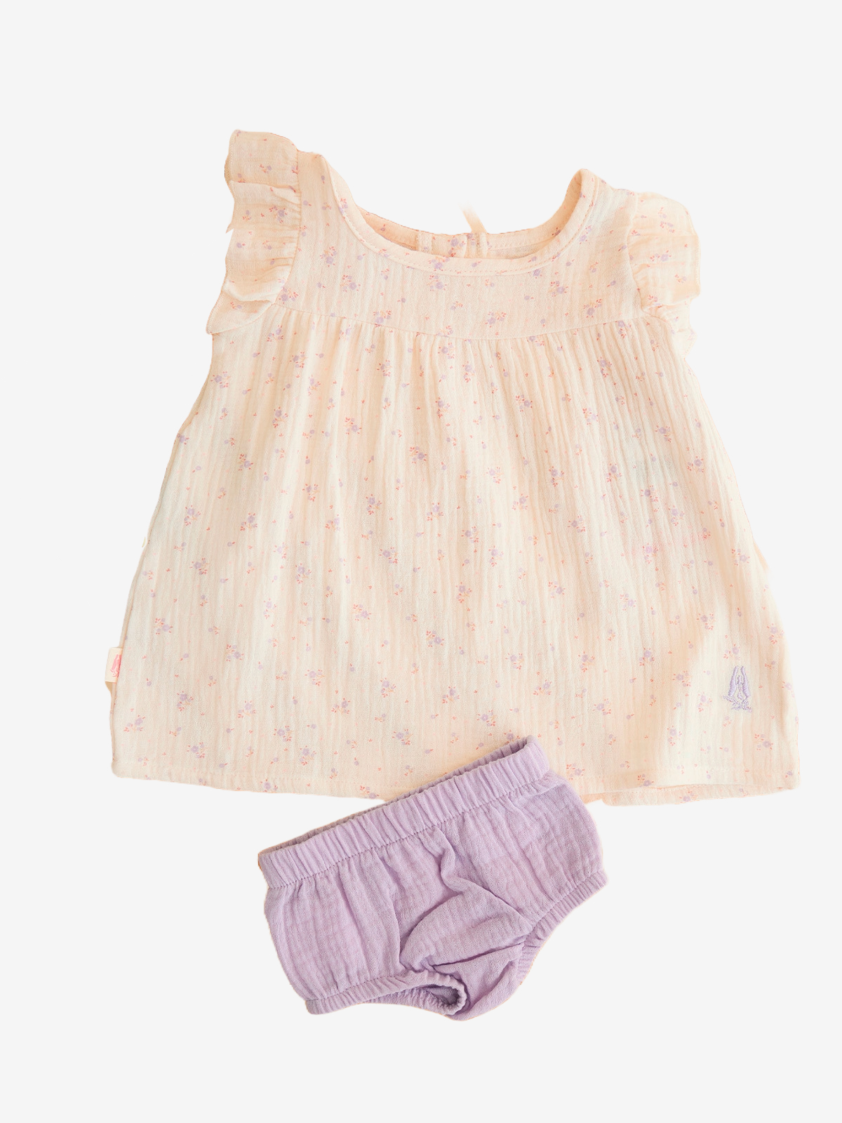 SET VESTIDO ALGODON NIÑA HUSH-PUPPIES KIDS LILA LOURDESS BEBE LOURDES - 1