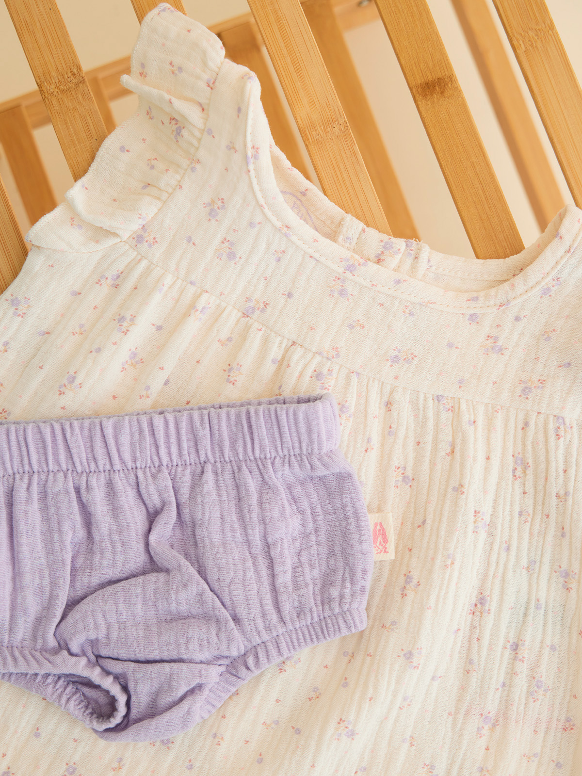 SET VESTIDO ALGODON NIÑA HUSH-PUPPIES KIDS LILA LOURDESS BEBE LOURDES - 6