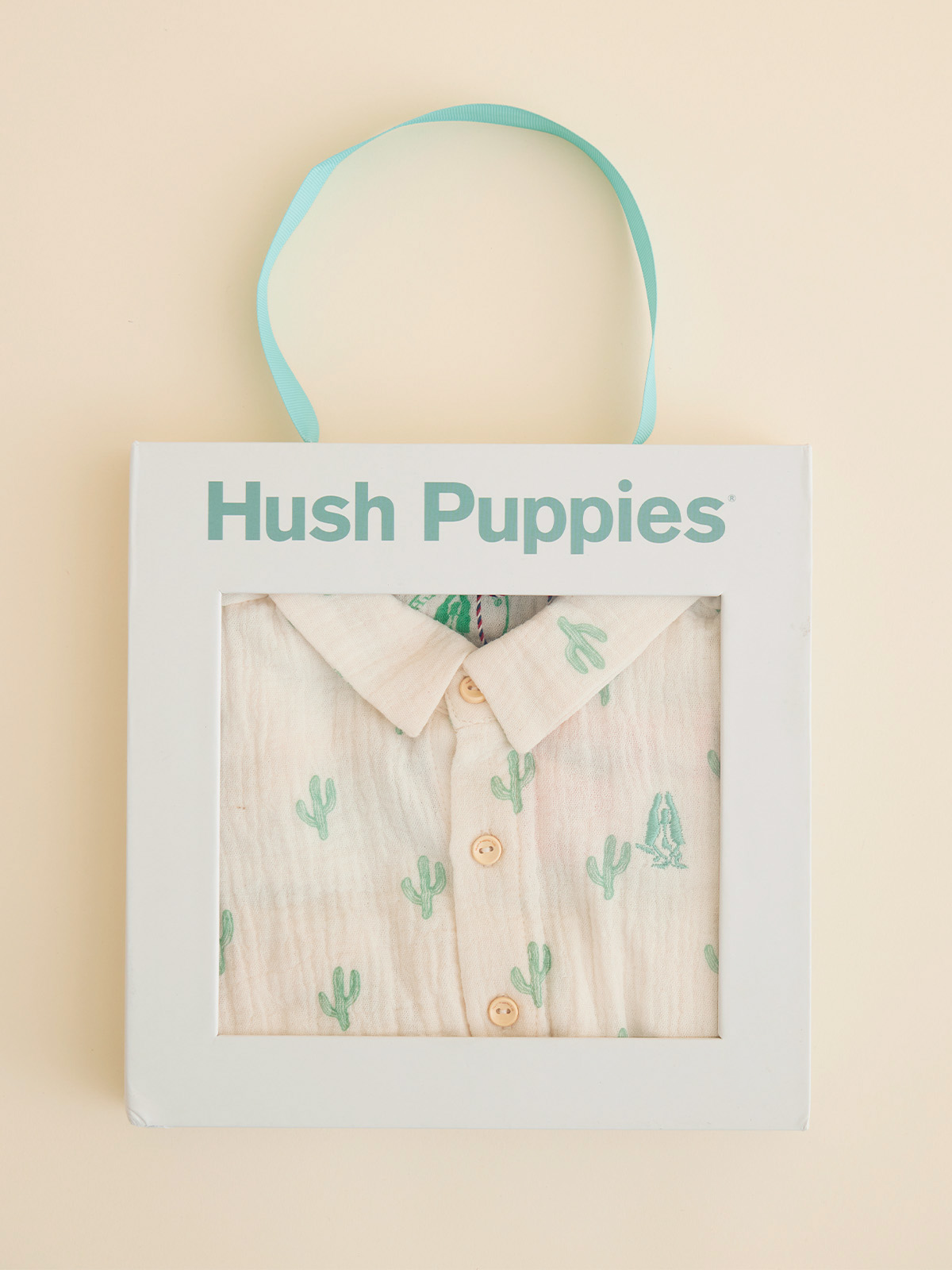 SET PARA BEBE ALGODON NIÑO HUSH-PUPPIES KIDS OLIVA MEMO PANTALON CAMISA - 6
