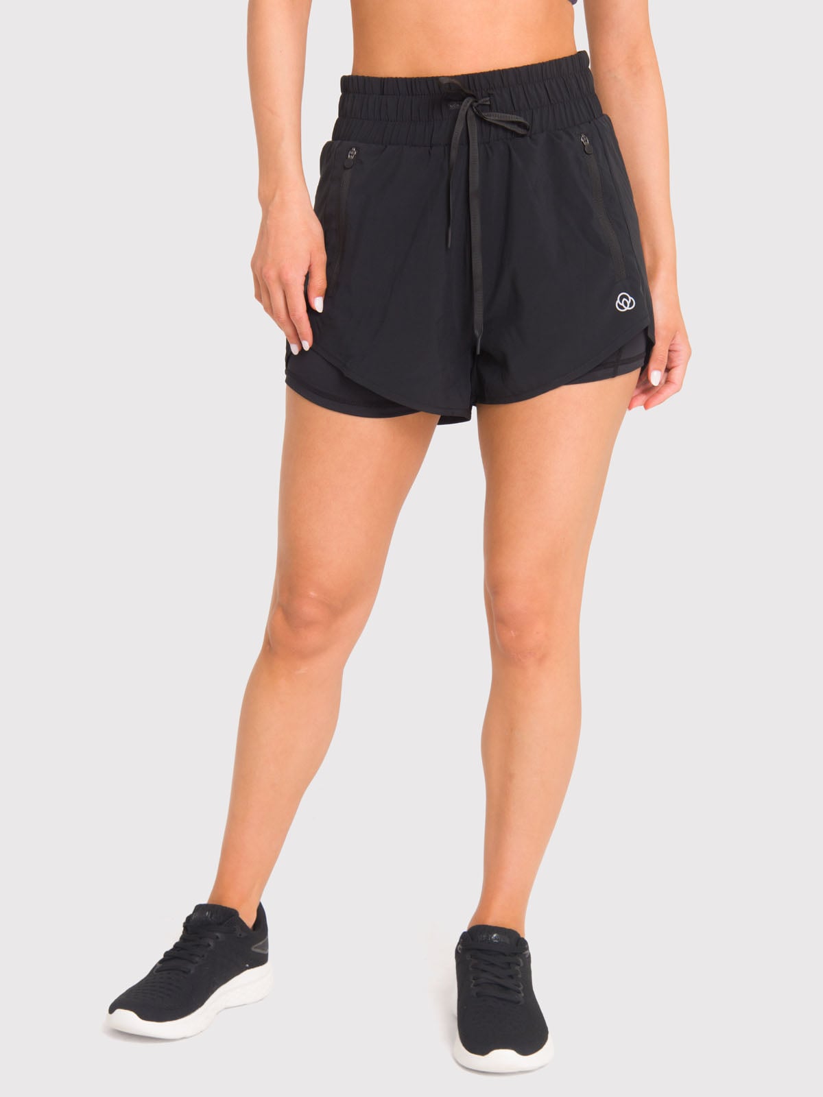 SHORT DEPORTIVO MUJER W/INN LEG ZOE NEGRO BSOUL - 1