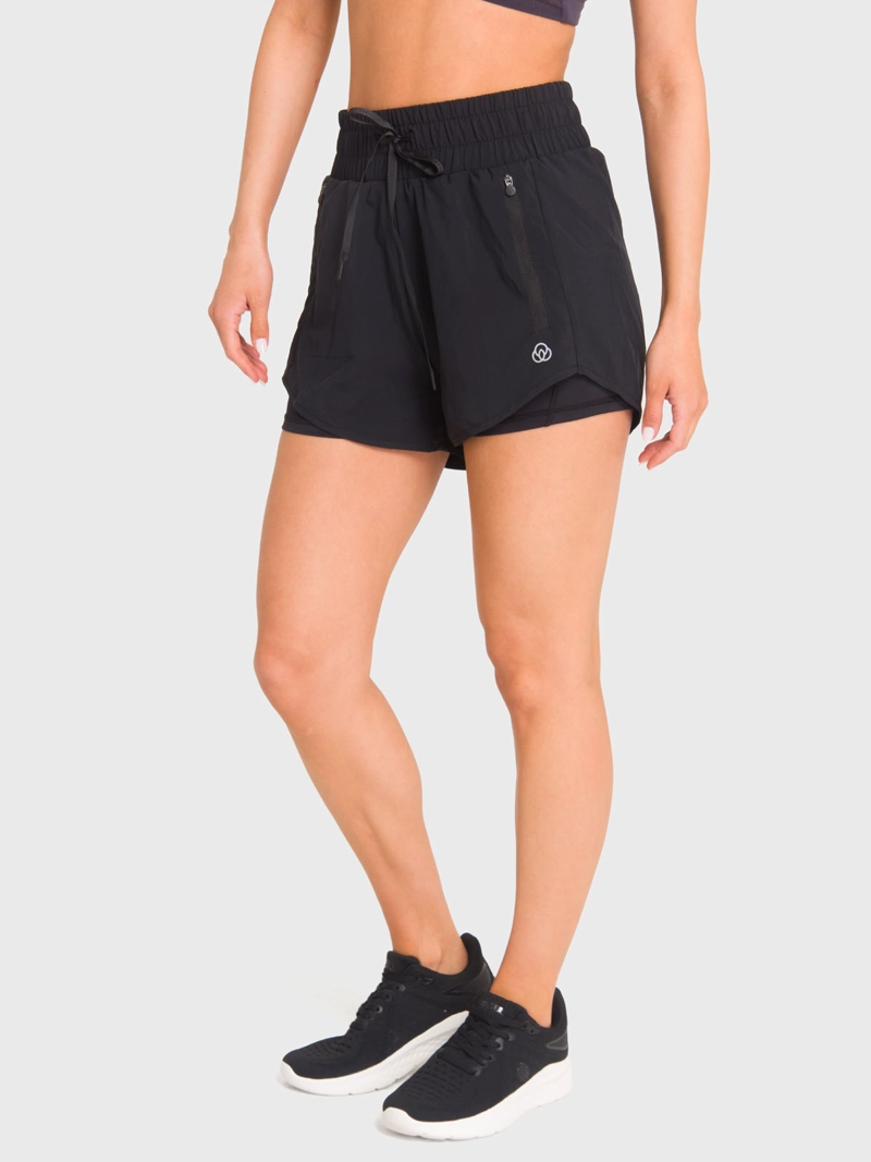 SHORT DEPORTIVO MUJER W/INN LEG ZOE NEGRO BSOUL - 4