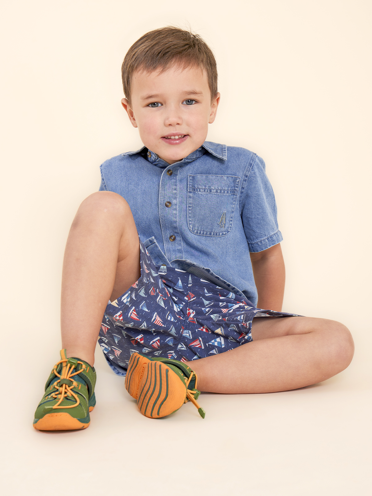 TRAJE DE BAÑO NIÑO HUSH PUPPIES KIDS SEA RAY NAVY - 5