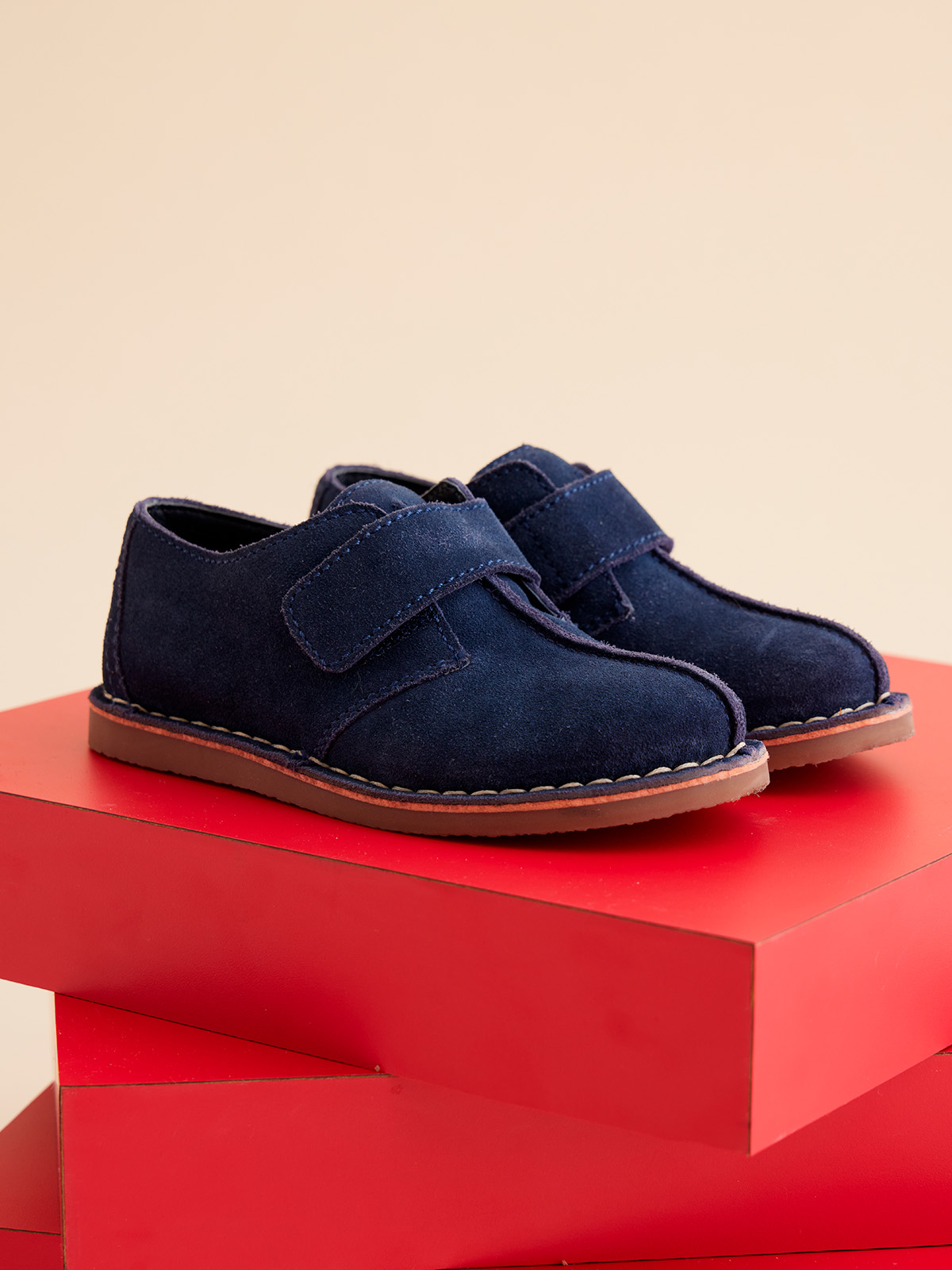 ZAPATO CUERO AZUL NIÑO LYNTON VL HUSH PUPPIES [26-29] - 4