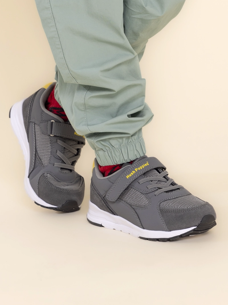 ZAPATILLA GRIS NIÑO KYOTO-K HUSH PUPPIES [30-34] - 2