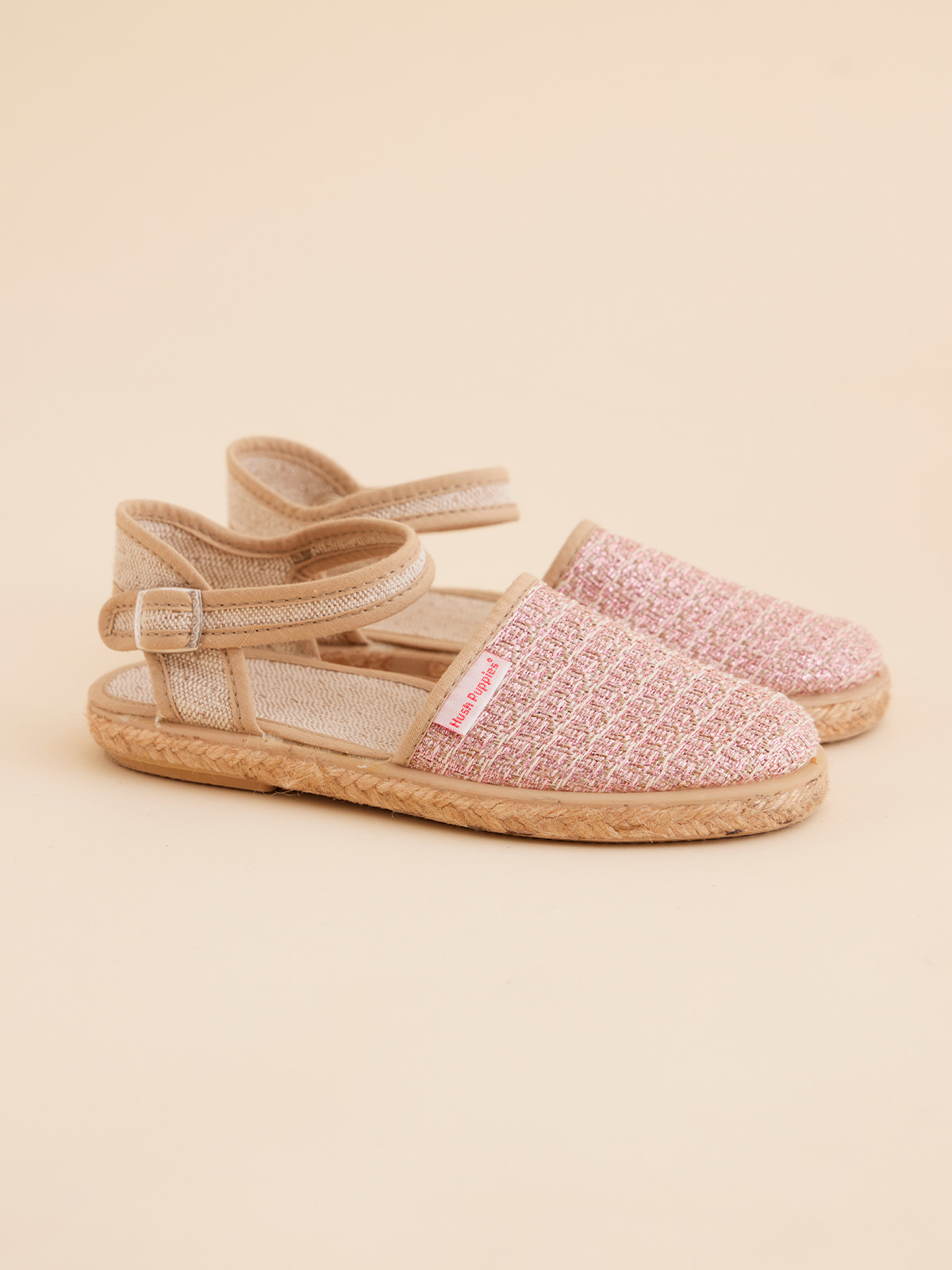 SANDALIAS NIÑA HUSH-PUPPIES TEXTIL ALTEA ROSADO - 2