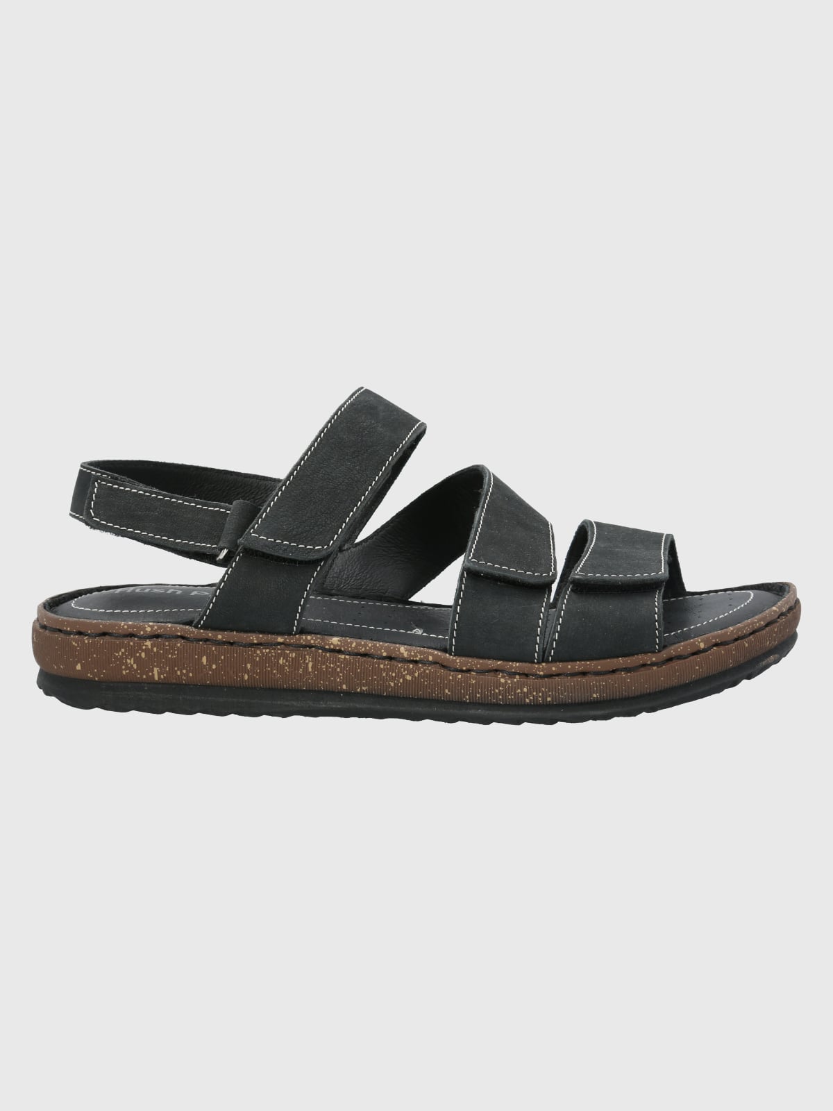 SANDALIA CUERO NEGRO MUJER APRICOT HUSH PUPPIES - 2