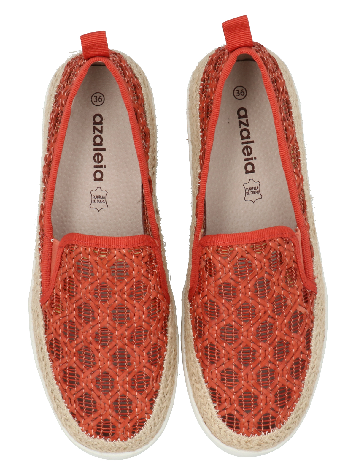 ALPARGATAS MUJER AZALEIA TEXTIL ANTONELLA LADRILLO - 8