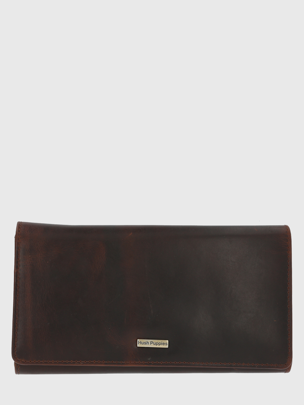 BILLETERA CUERO CAFÉ RAINHILL CROSS MUJER HUSH PUPPIES - 1