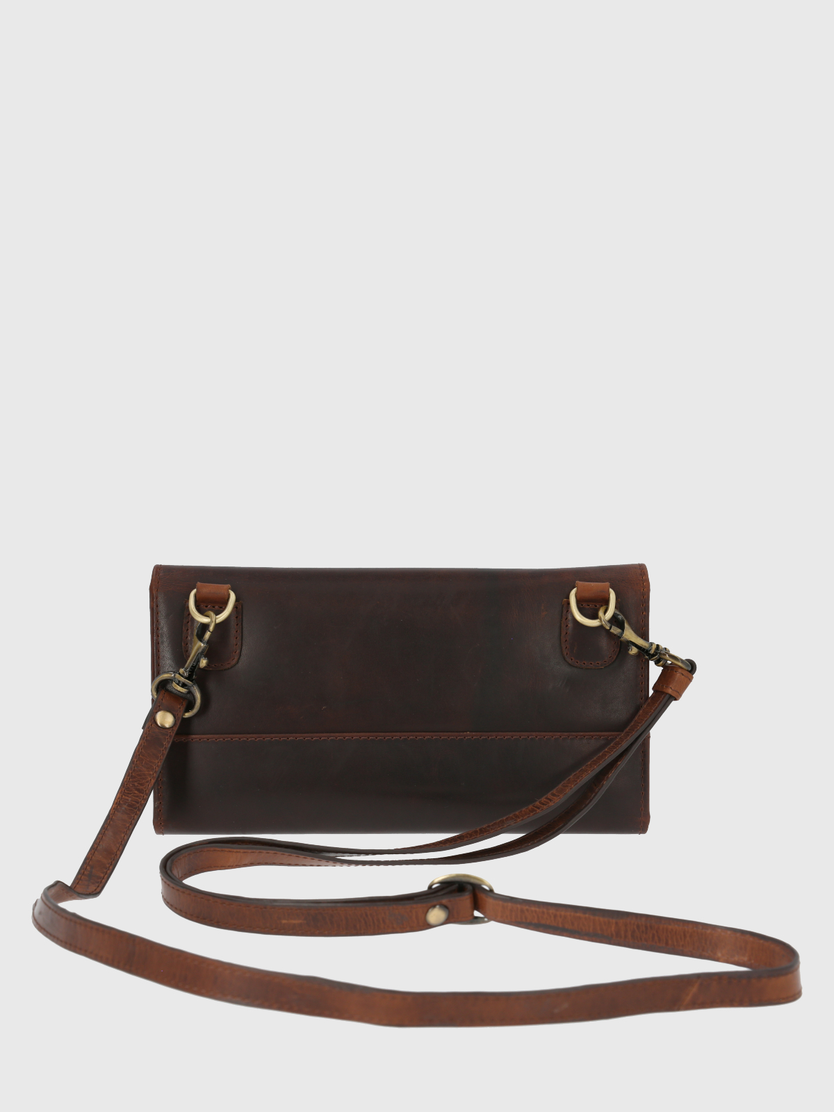 BILLETERA CUERO CAFÉ RAINHILL CROSS MUJER HUSH PUPPIES - 4