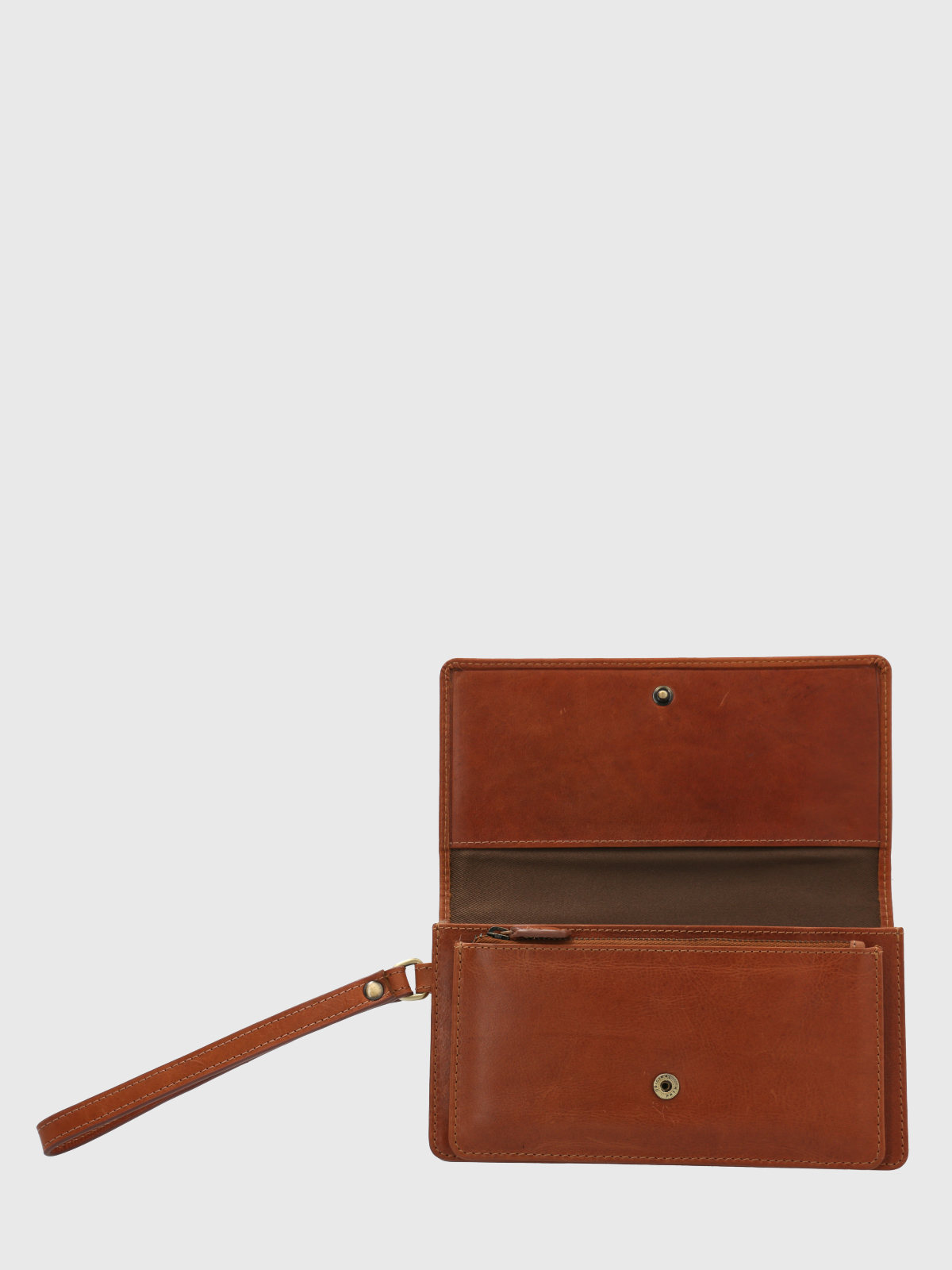 BILLETERA CUERO BEIGE ROTHER CLUTCH MUJER HUSH PUPPIES - 3
