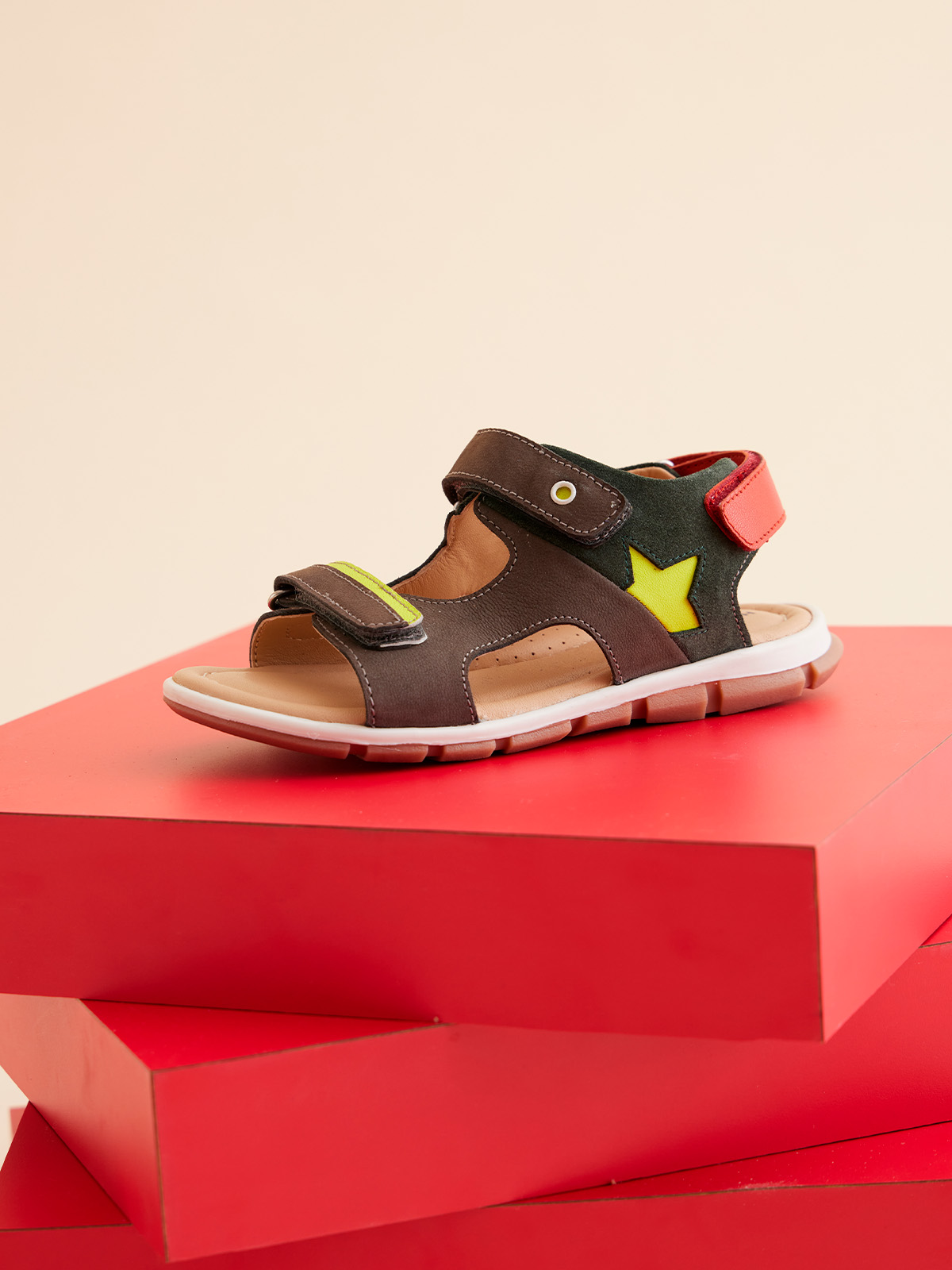 SANDALIAS NIÑO HUSH-PUPPIES CUERO JASPER VERDE - 2