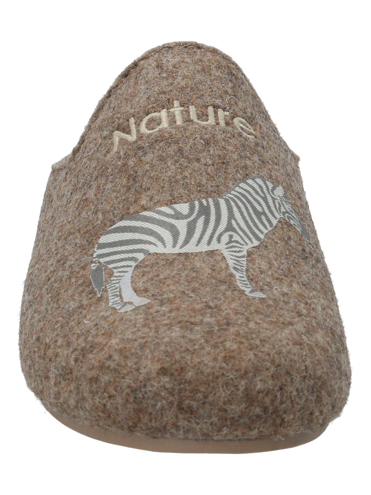 PANTUFLA FIBRA RECICLAD UNISEX SLIP ZEBRA CAFÉ ROCKFORD - 6