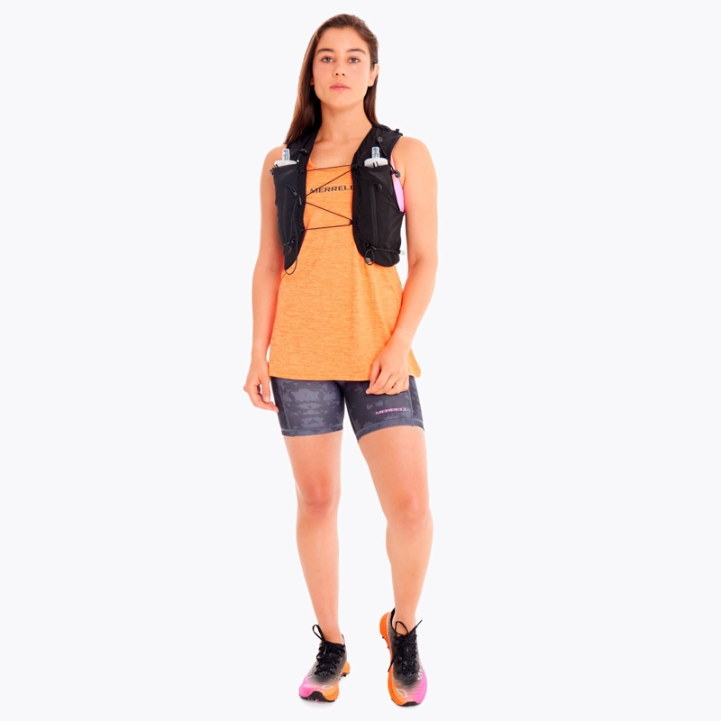 POLERA MUJER TRAIL RUNNING EDIC SKYFIRE NARANJO MERRELL - 6
