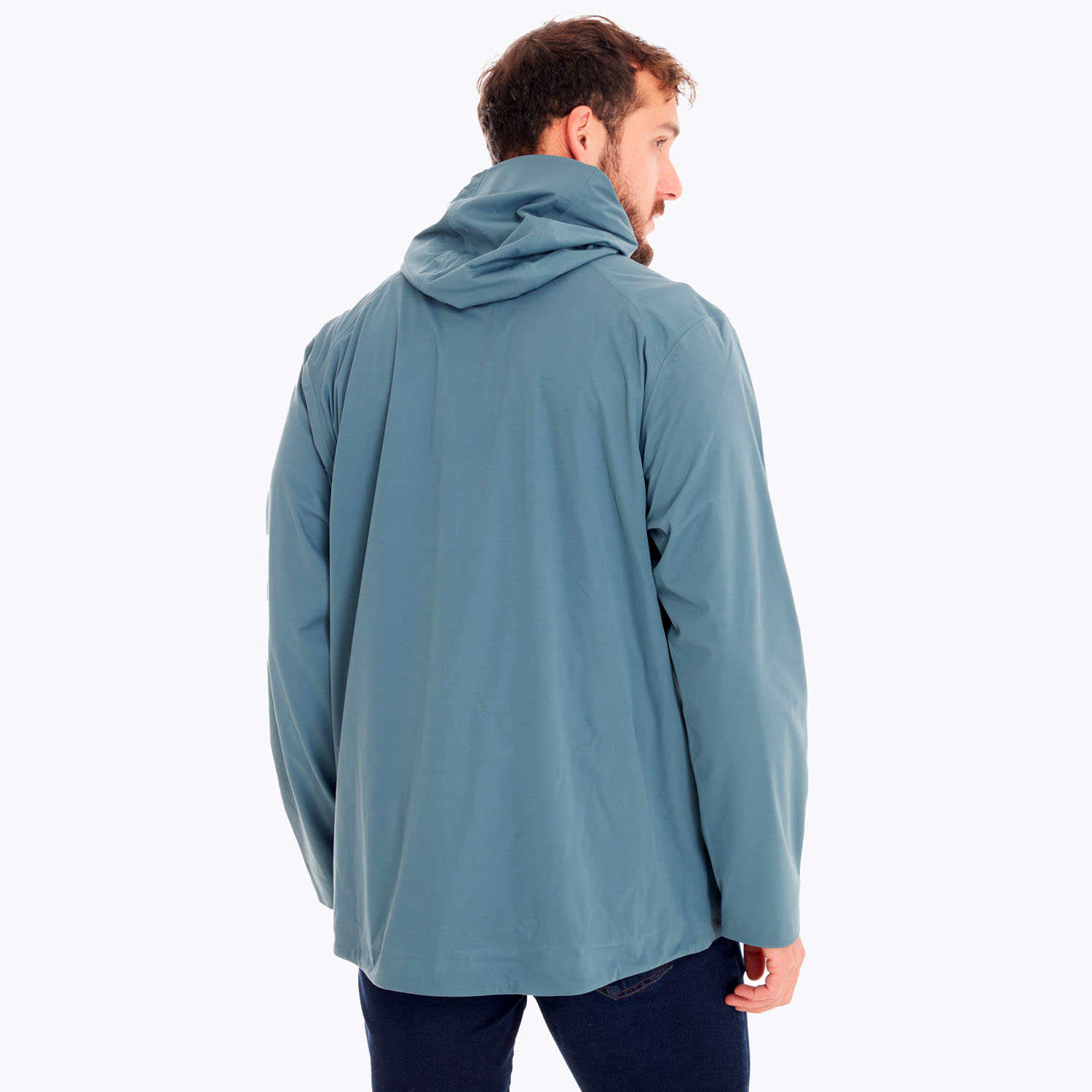 IMPERMEABLE HOMBRE WHISPER RAIN SHELL AZUL MERRELL - 5