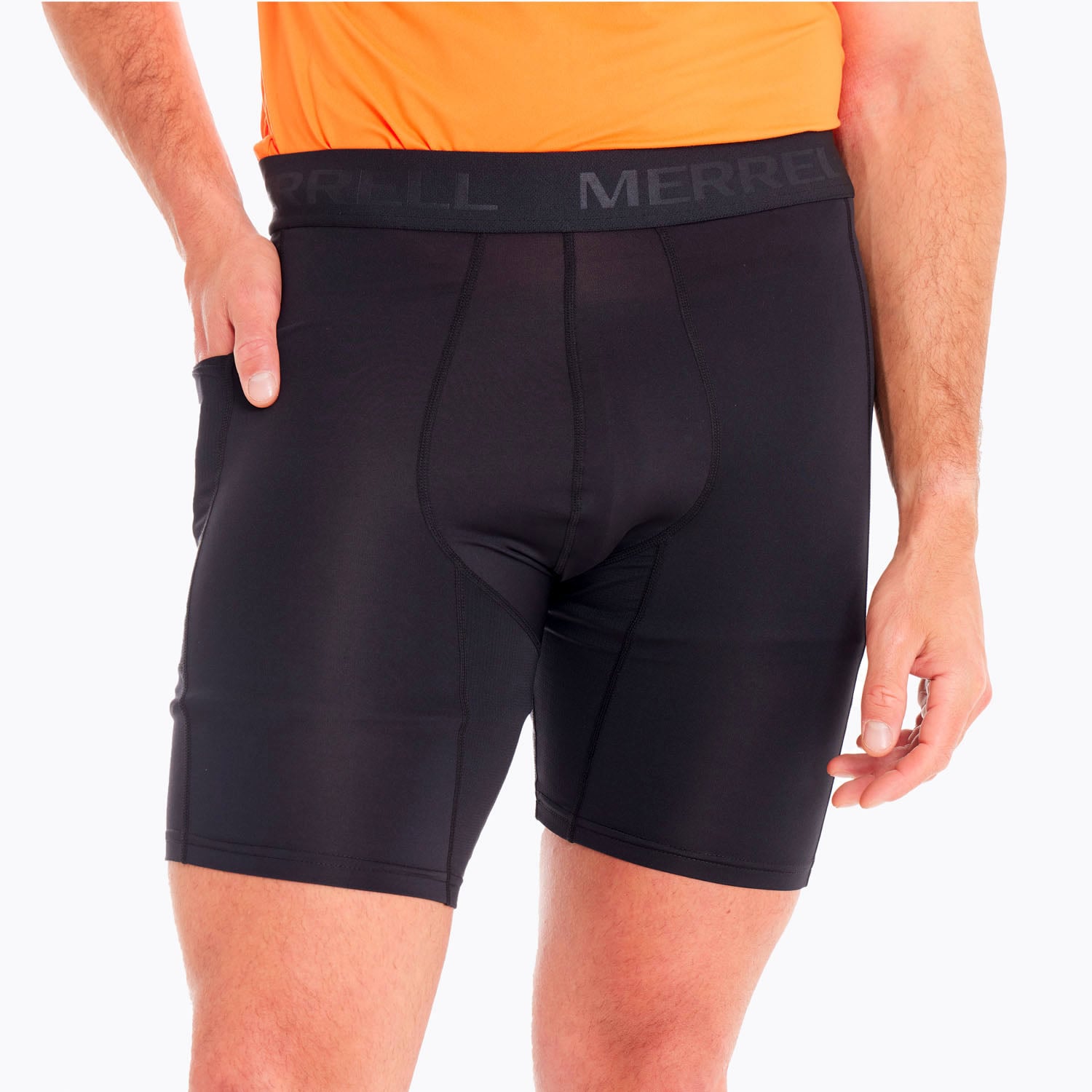 SHORT HOMBRE COMPRESIÓN BIKER ED SKYFIRE NEGRO MERRELL - 1
