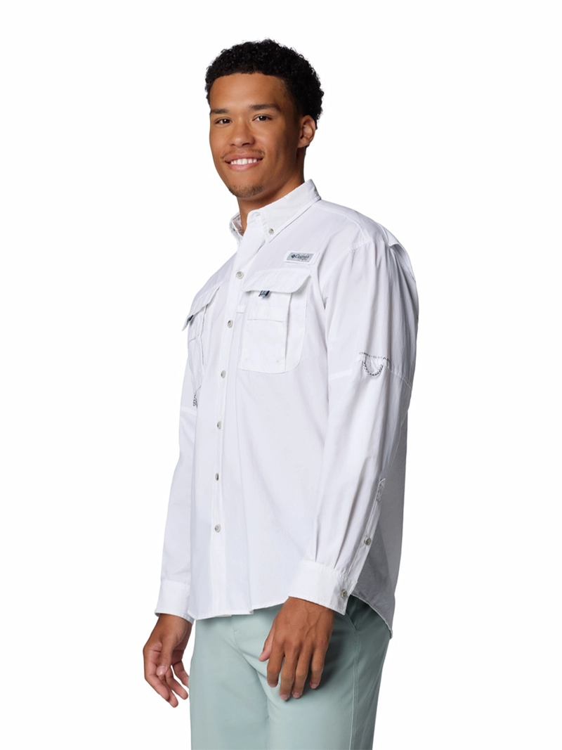 CAMISA HOMBRE BAHAMA II SHIRT BLANCO COLUMBIA - 2