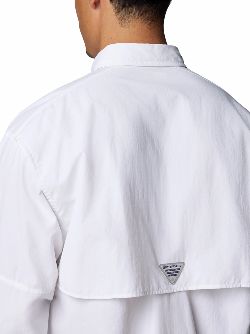 CAMISA HOMBRE BAHAMA II SHIRT BLANCO COLUMBIA - 5