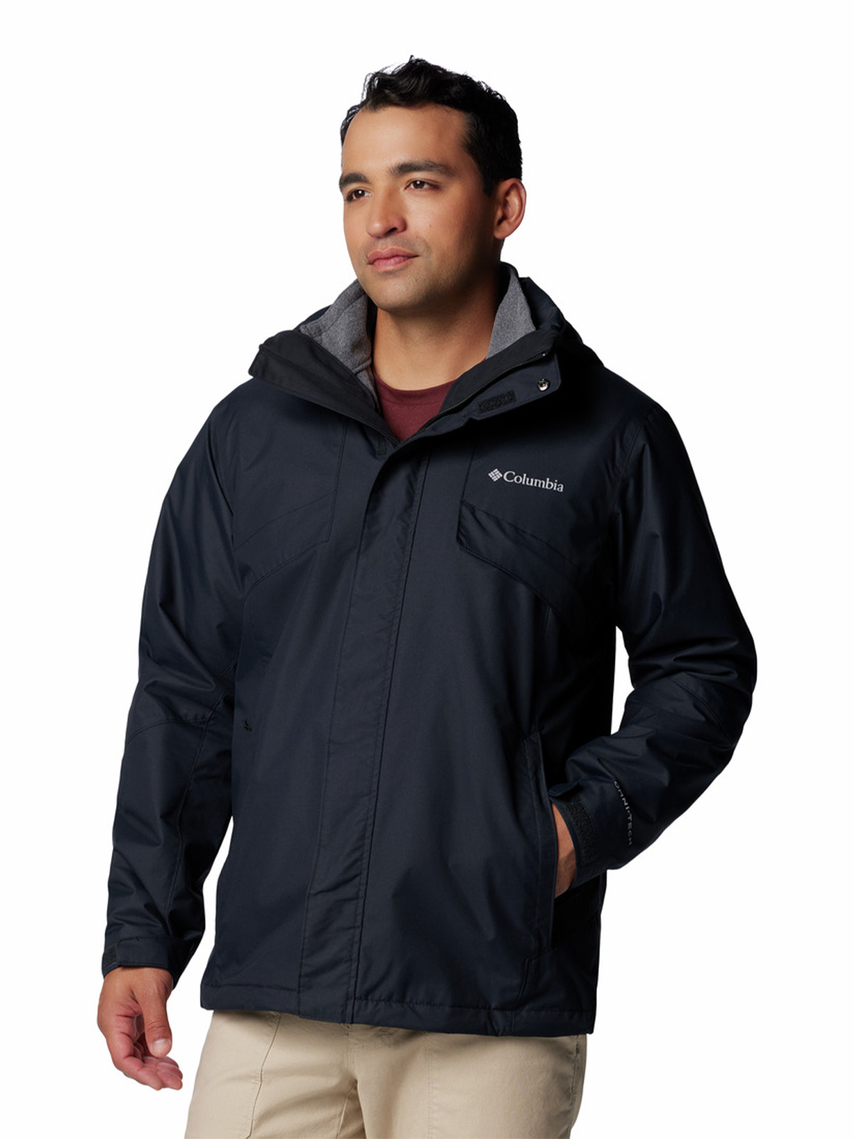 PARKA HOMBRE BUGABOO III FLEECE EN COLOR NEGRO COLUMBIA - 1