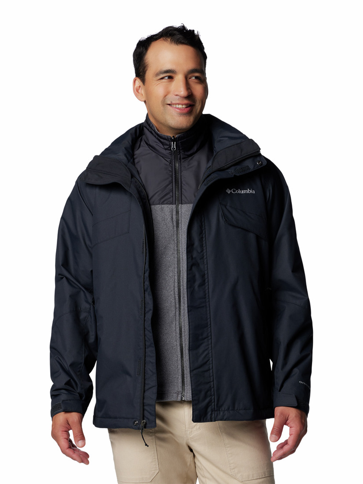 PARKA HOMBRE BUGABOO III FLEECE EN COLOR NEGRO COLUMBIA - 9