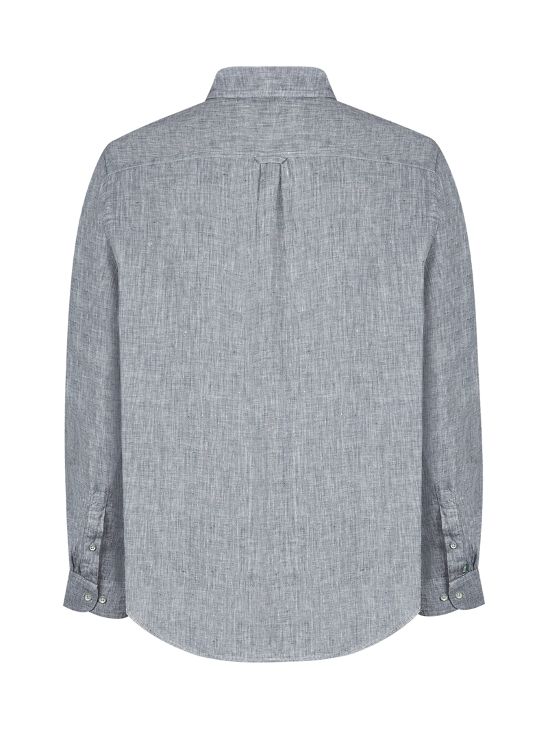 CAMISA LINO ORGÁNICO GRIS FANTASY HOMBRE ROCKFORD - 2