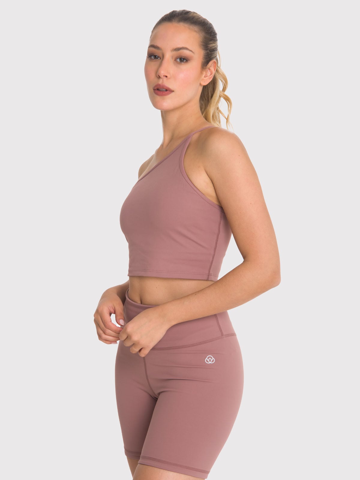 PETO DEPORTIVO MUJER CROP TOP ELISE CAFÉ BSOUL - 4