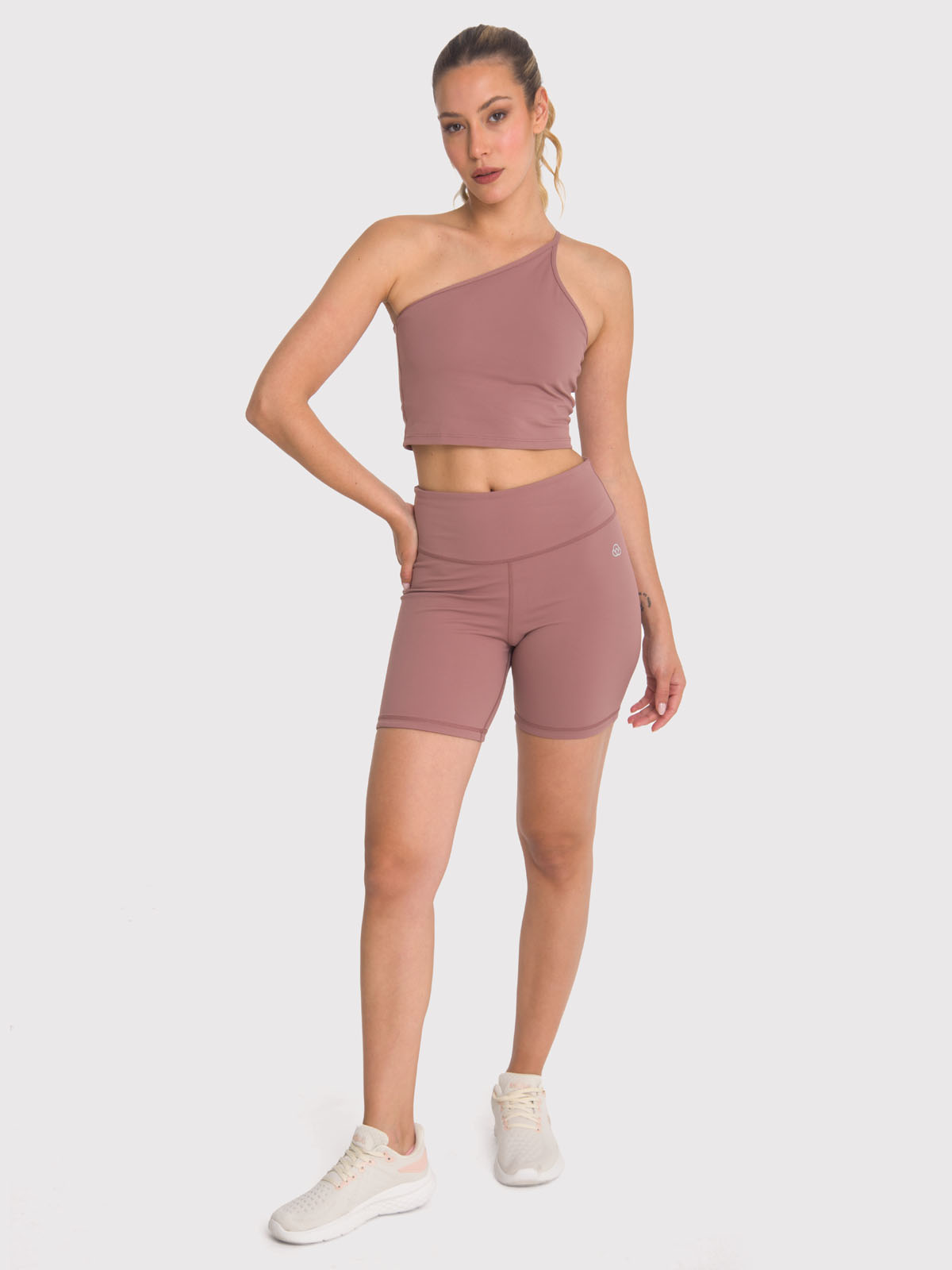 PETO DEPORTIVO MUJER CROP TOP ELISE CAFÉ BSOUL - 5