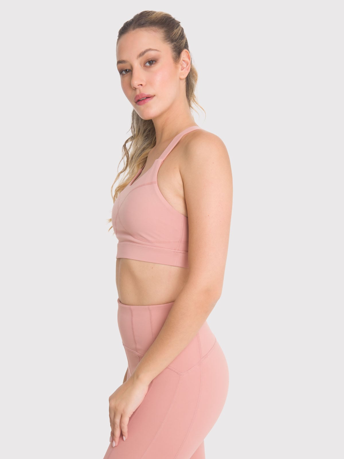 PETO DEPORTIVO MUJER HIGHT SUPPORT PALO ROSA BSOUL - 4