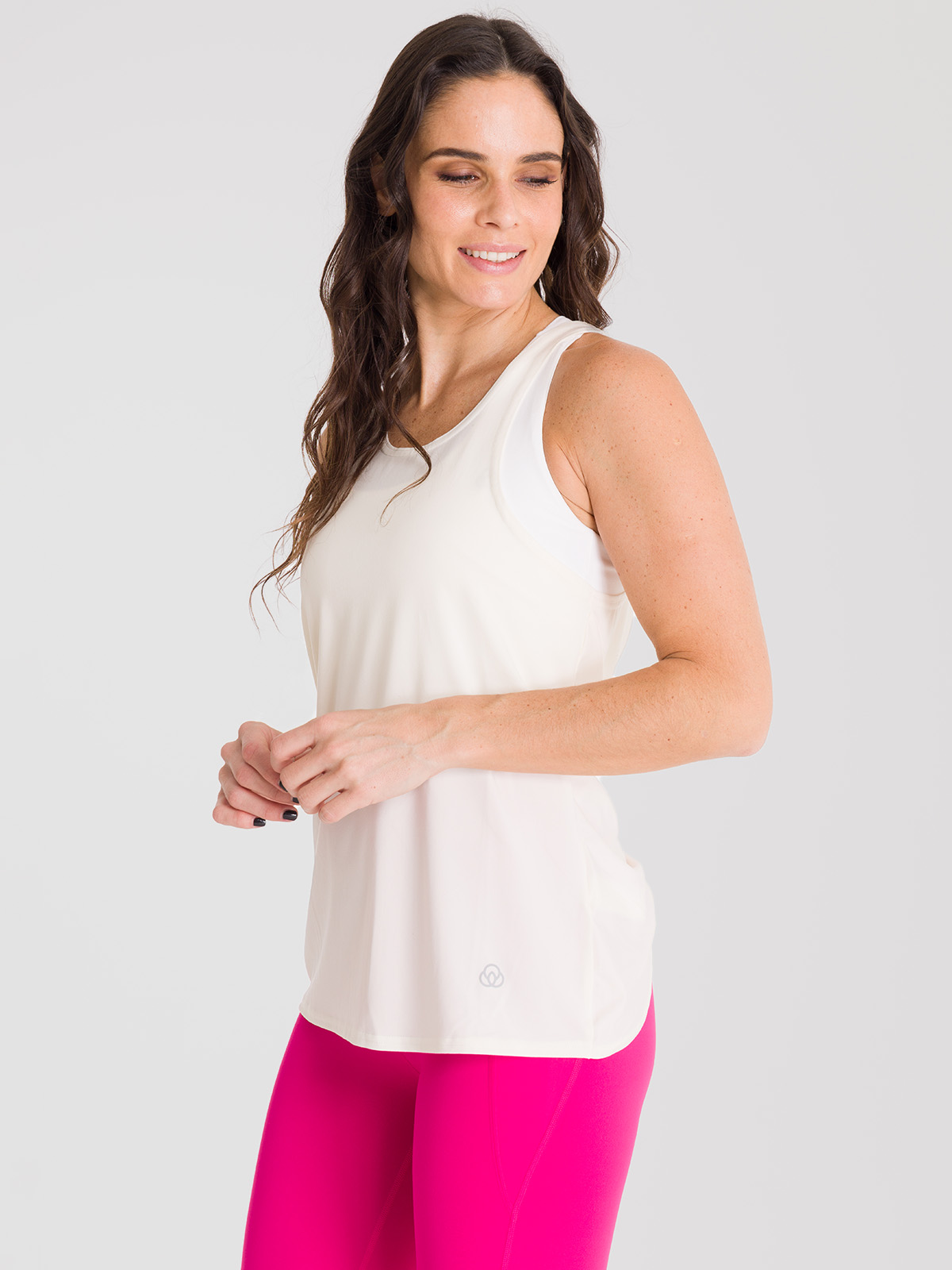 POLERA DEPORTIVA MUJER TANK CLOE CRUDO BSOUL - 4