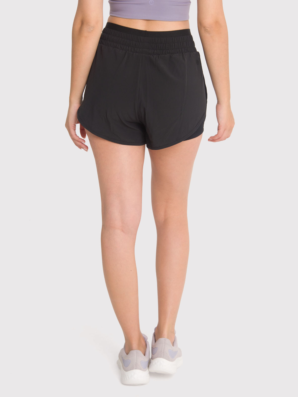 SHORT DEPORTIVO MUJER ELBA NEGRO BSOUL - 4