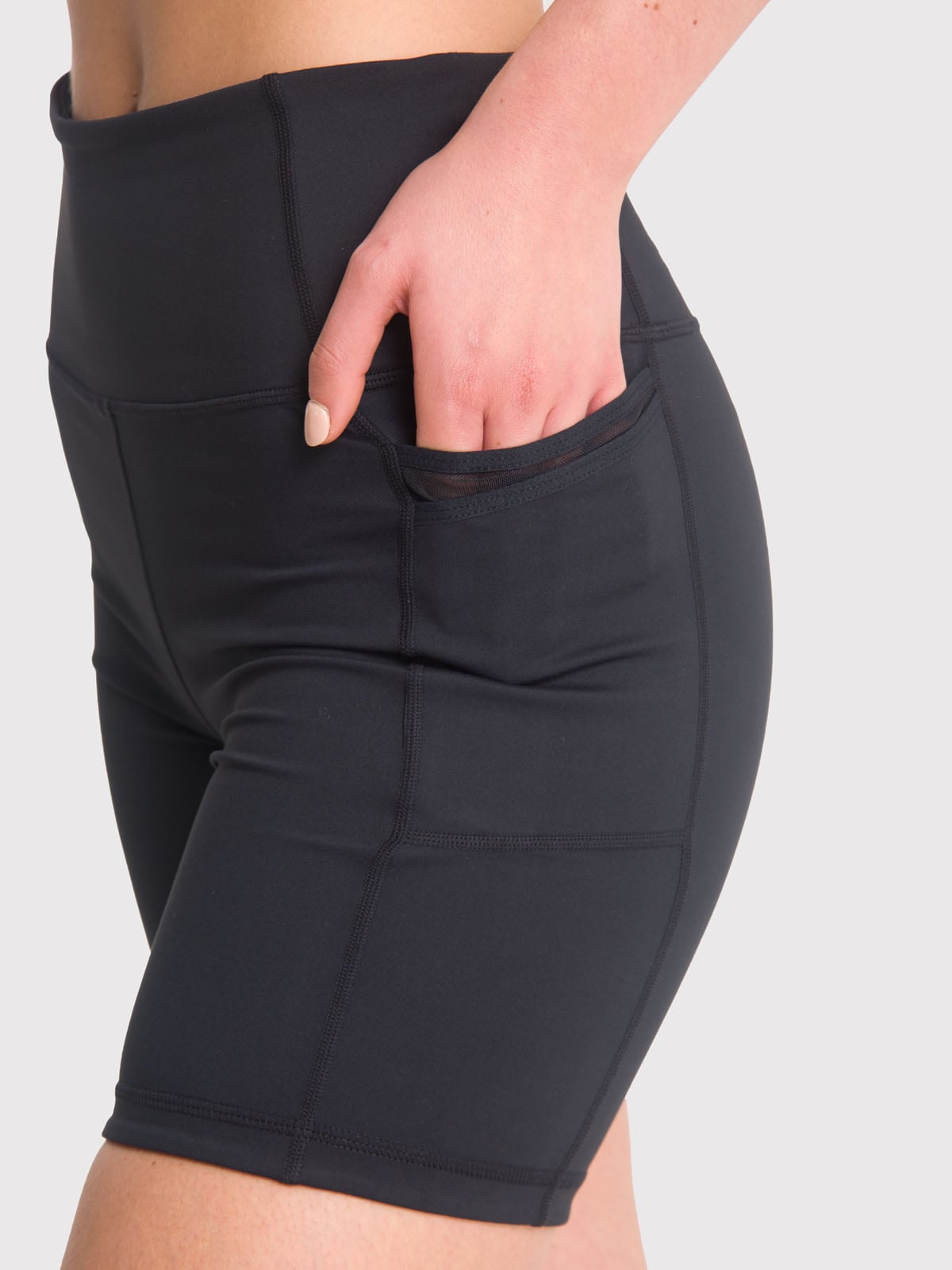 SHORT DEPORTIVO MUJER ROSE NEGRO BSOUL - 2