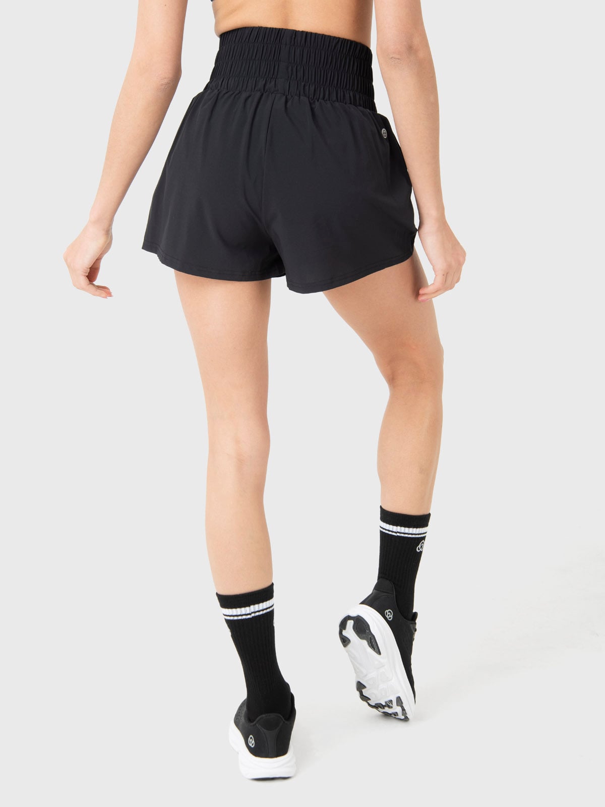 SHORT CON CALZA MUJER 2 EN 1 ACTIVE NEGRO BSOUL - 2