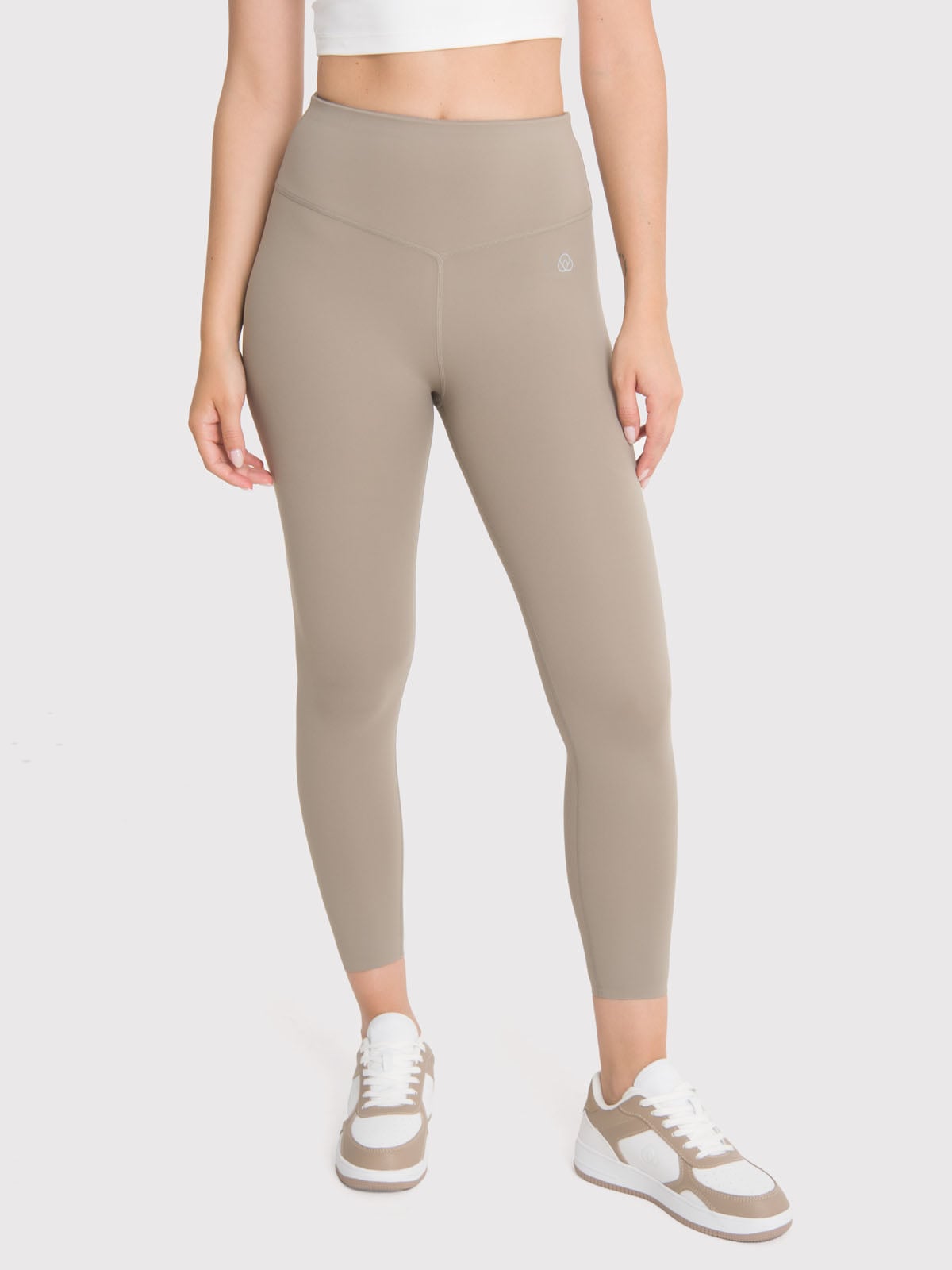CALZA DEPORTIVA 7/8 MUJER ANKLE LEG EMMA CAFÉ BSOUL - 1