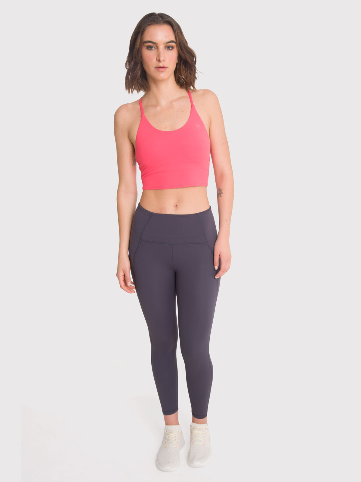 CALZA DEPORTIVA 7/8 MUJER ANKLE SHELLY ACERO BSOUL - 5