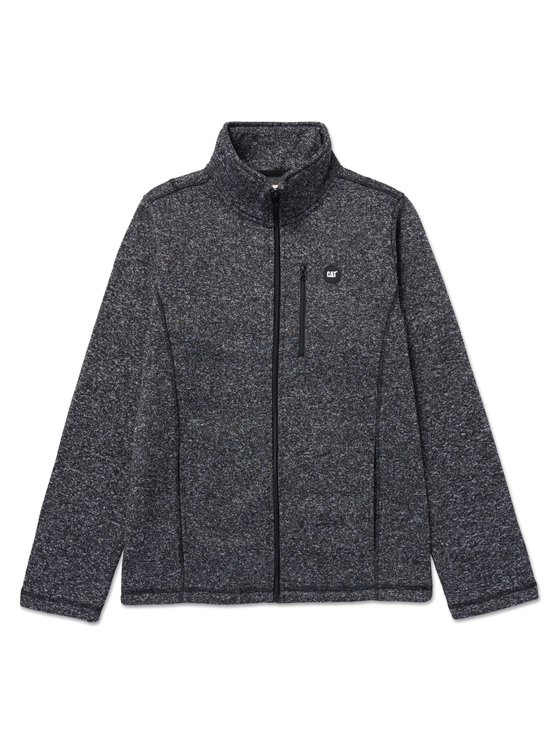 POLAR MUJER W SWEATER FLEECE FULL ZIP JACKET NEGRO CAT - 1