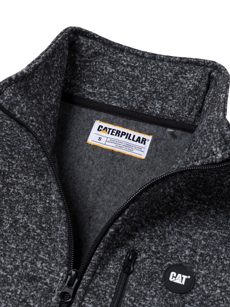 POLAR MUJER W SWEATER FLEECE FULL ZIP JACKET NEGRO CAT - 4