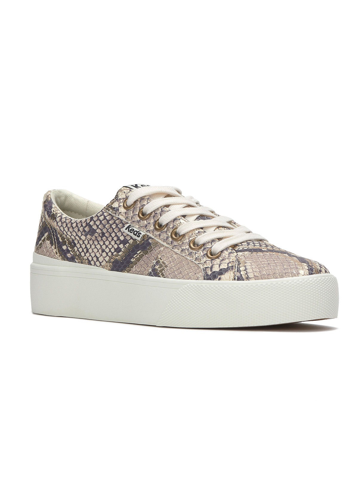 ZAPATILLA CUERO MUJER JUMP KICK DUO CAFÉ KEDS - 2