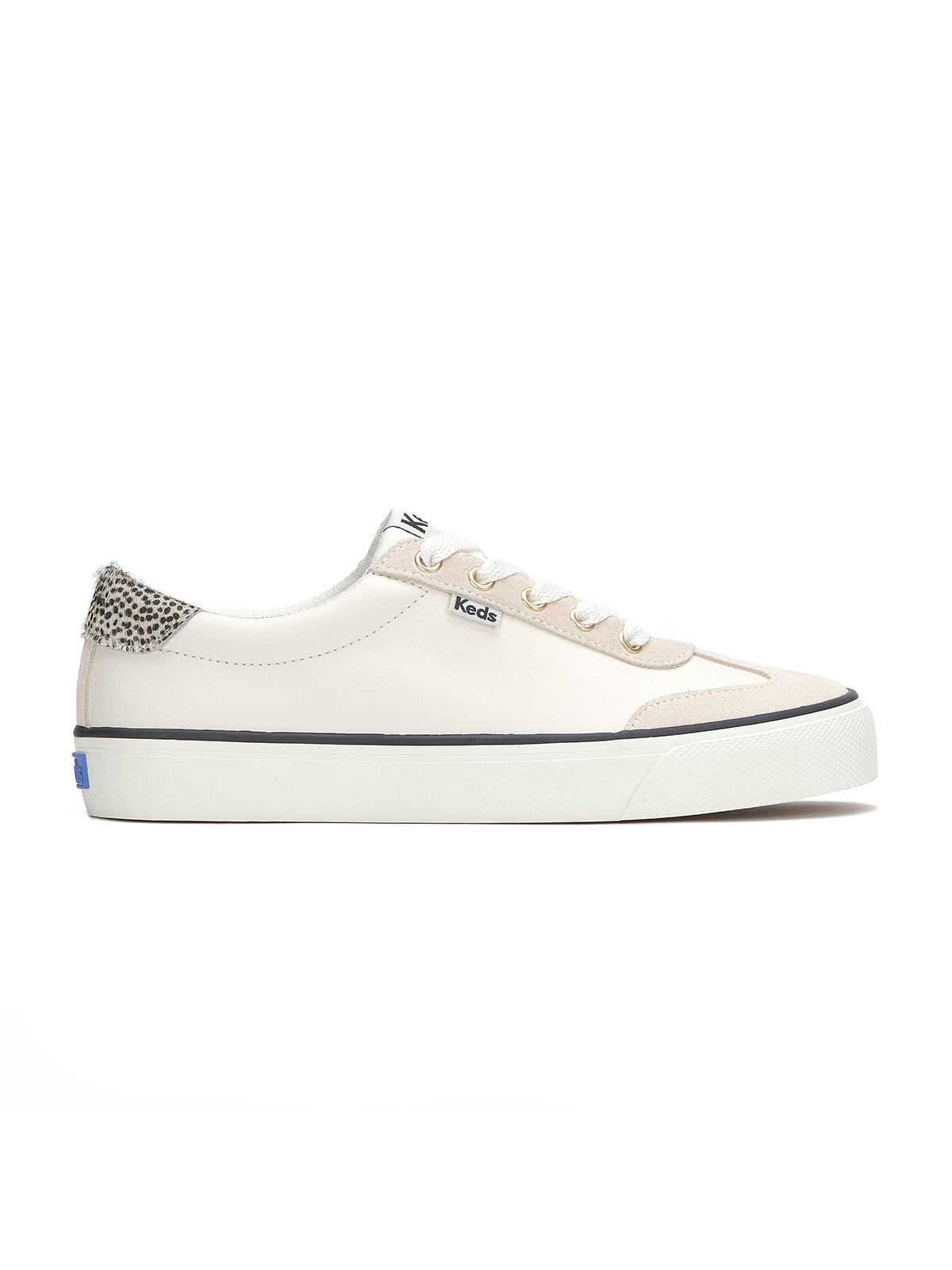ZAPATILLA CUERO MUJER JUMP KICK BEIGE KEDS - 1