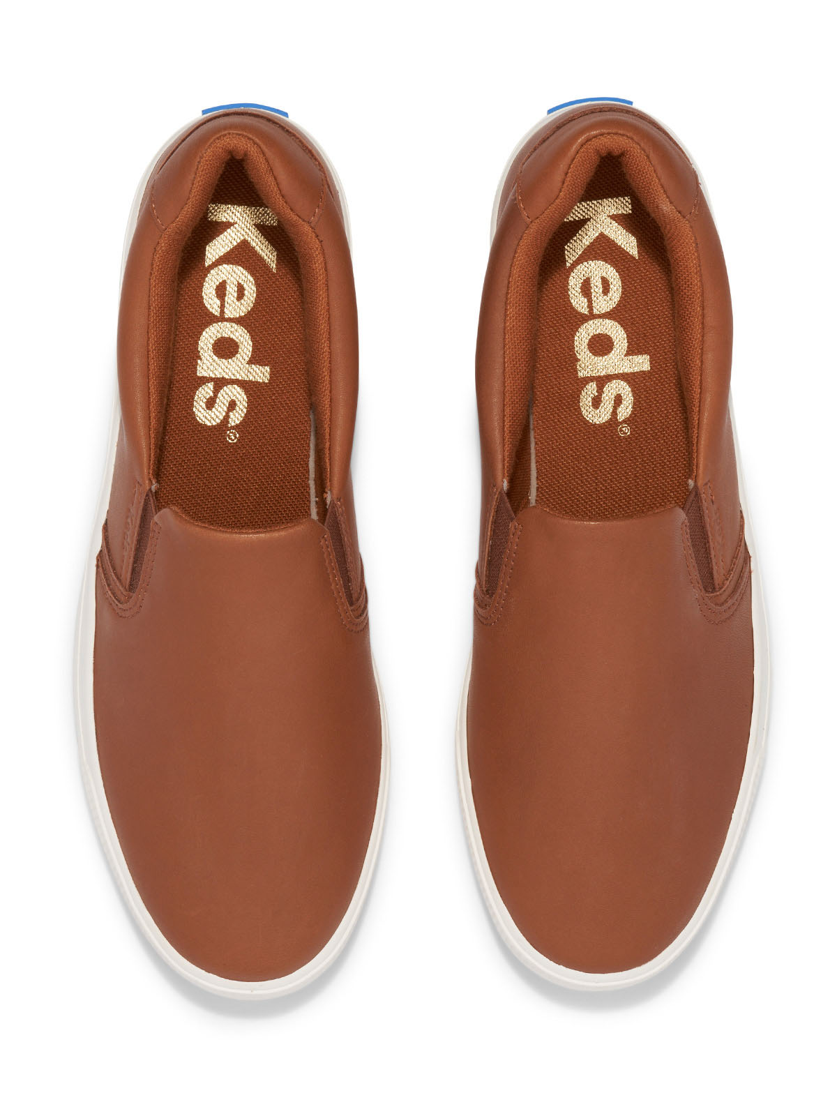 ZAPATILLA CUERO MUJER PURSUIT SLIP CAMEL KEDS - 5