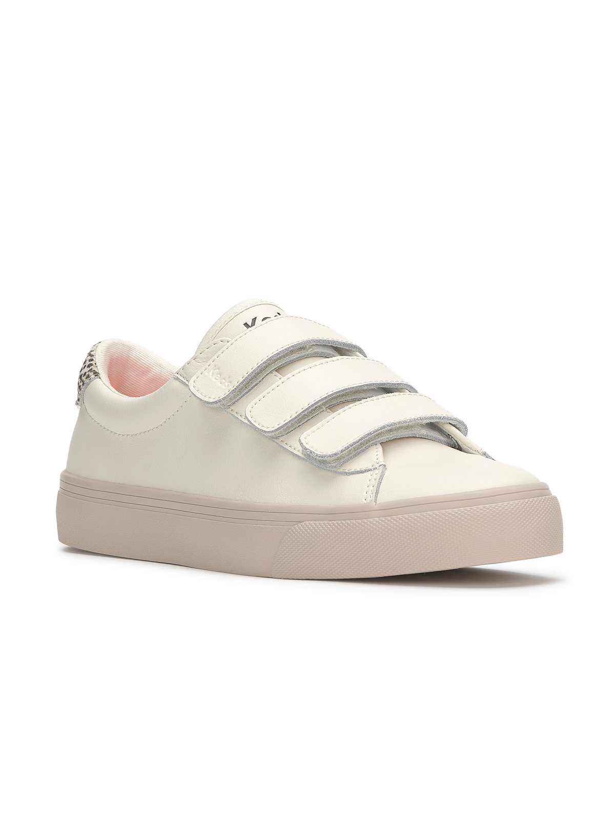 ZAPATILLA CUERO MUJER JUMP KICK CREMA KEDS - 2