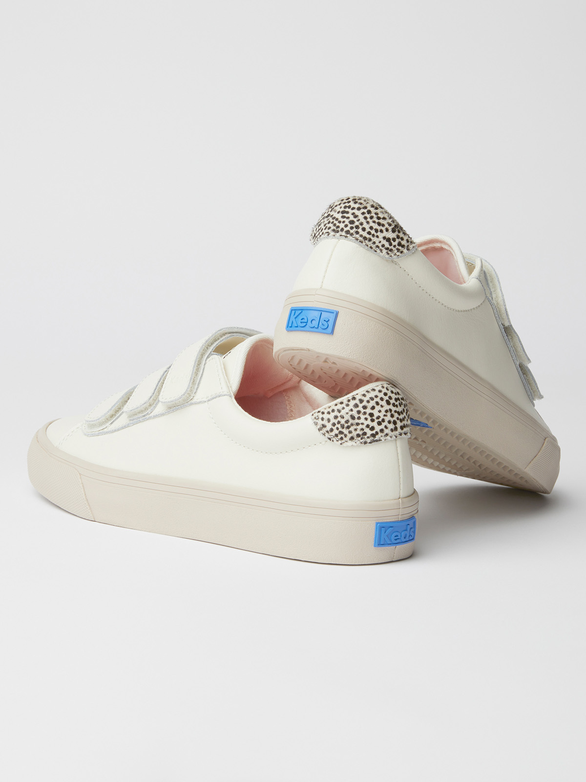 ZAPATILLA CUERO MUJER JUMP KICK CREMA KEDS - 6