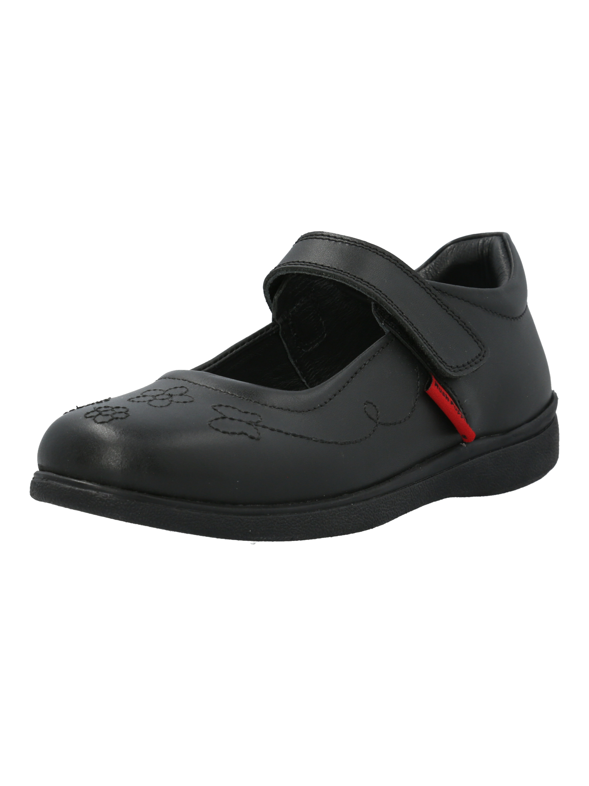 GUILLERMINA ESCOLAR CUERO NEGRA NIÑA GEORY HUSH PUPPIES - 1