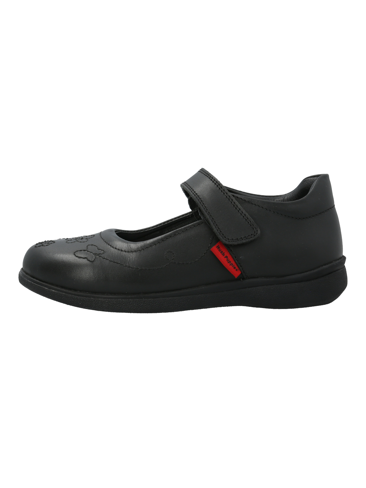 GUILLERMINA ESCOLAR CUERO NEGRA NIÑA GEORY HUSH PUPPIES - 2
