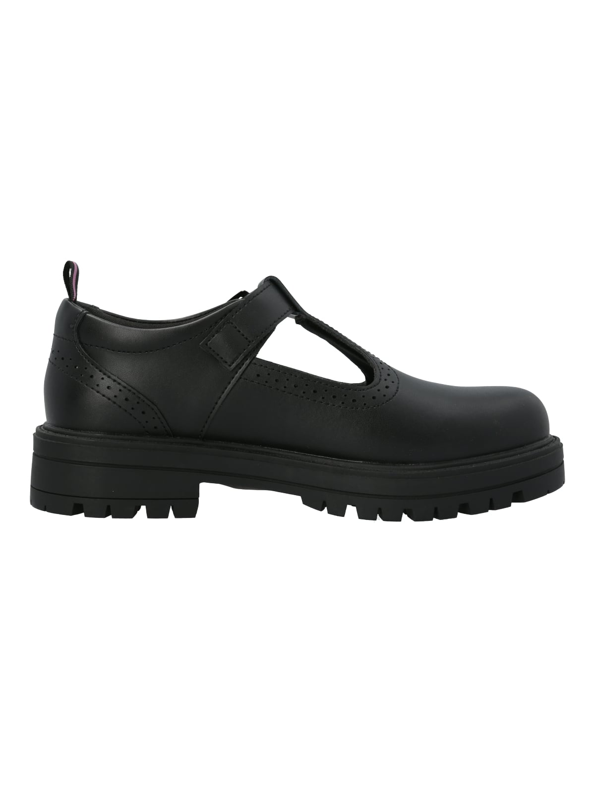 GUILLERMINA ESCOLAR CUERO NEGRA NIÑA HOLLY HUSH PUPPIES - 1