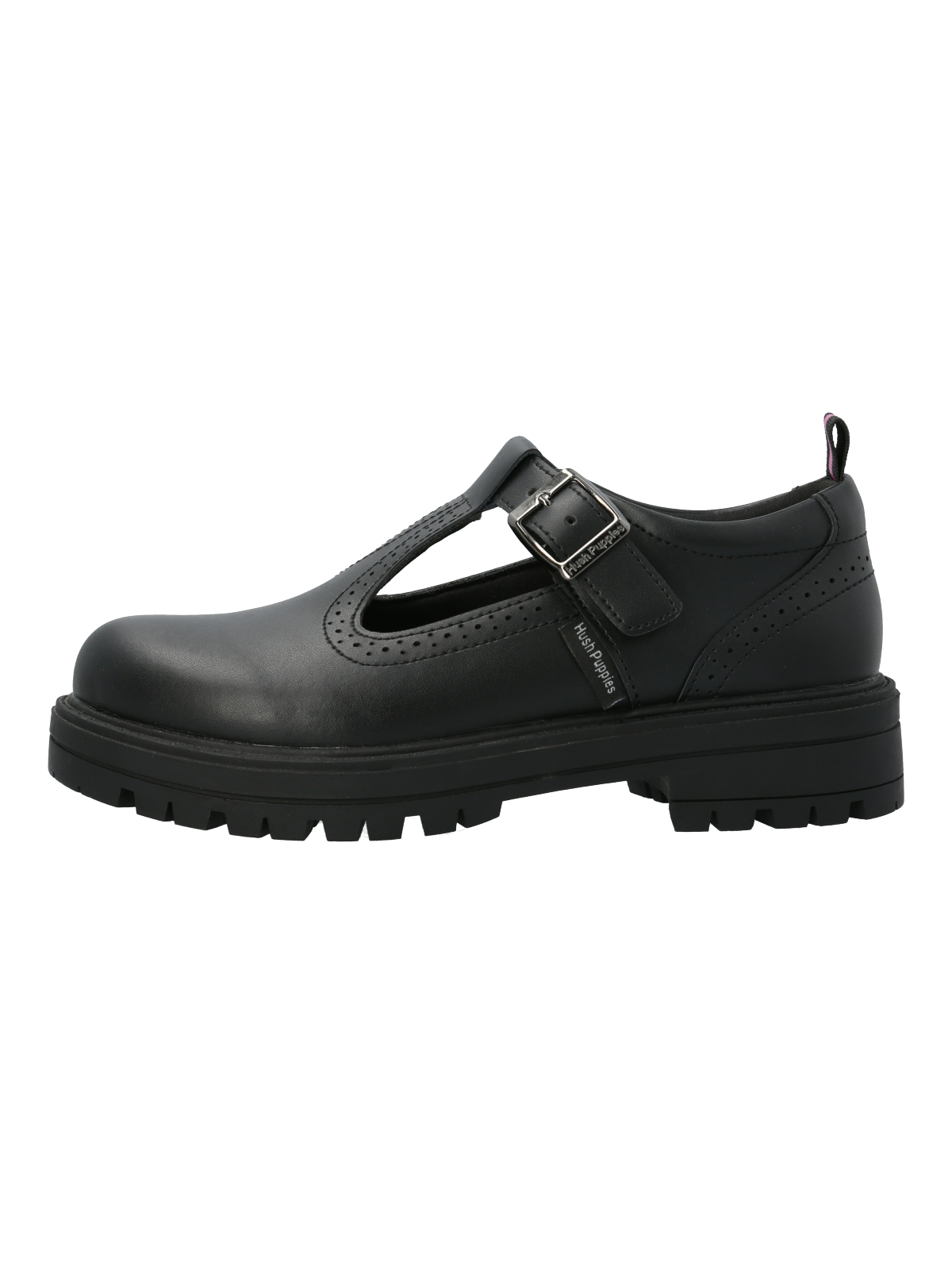 GUILLERMINA ESCOLAR CUERO NEGRA NIÑA HOLLY HUSH PUPPIES - 7