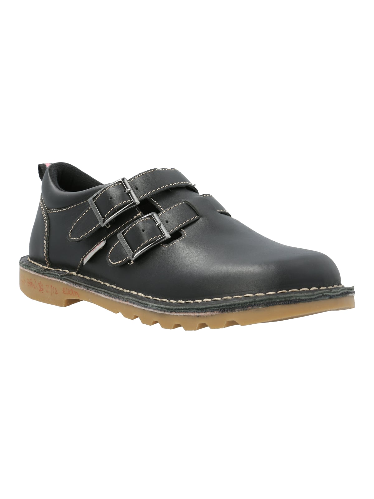 GUILLERMINA ESCOLAR CUERO NEGRO NIÑA SPRB HUSH PUPPIES - 4