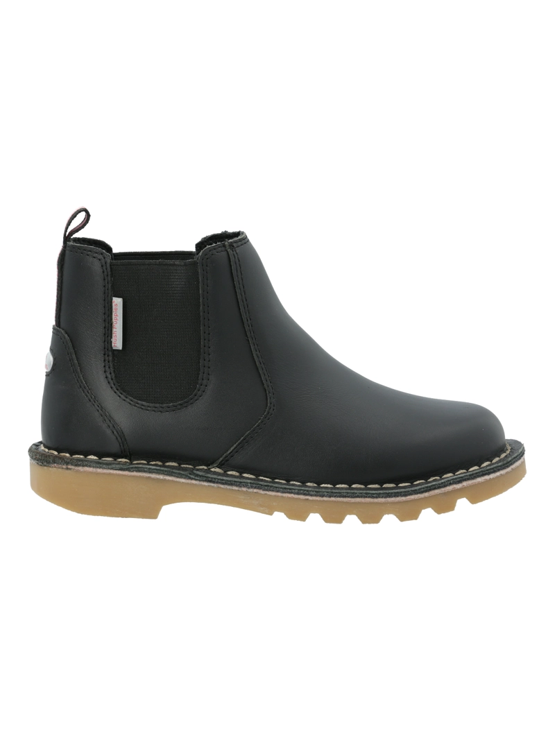 BOTIN ESCOLAR CUERO NEGRA NIÑA SPRING BOOT HUSH PUPPIES - 1