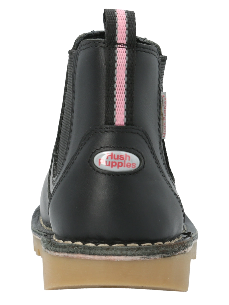 BOTIN ESCOLAR CUERO NEGRA NIÑA SPRING BOOT HUSH PUPPIES - 8